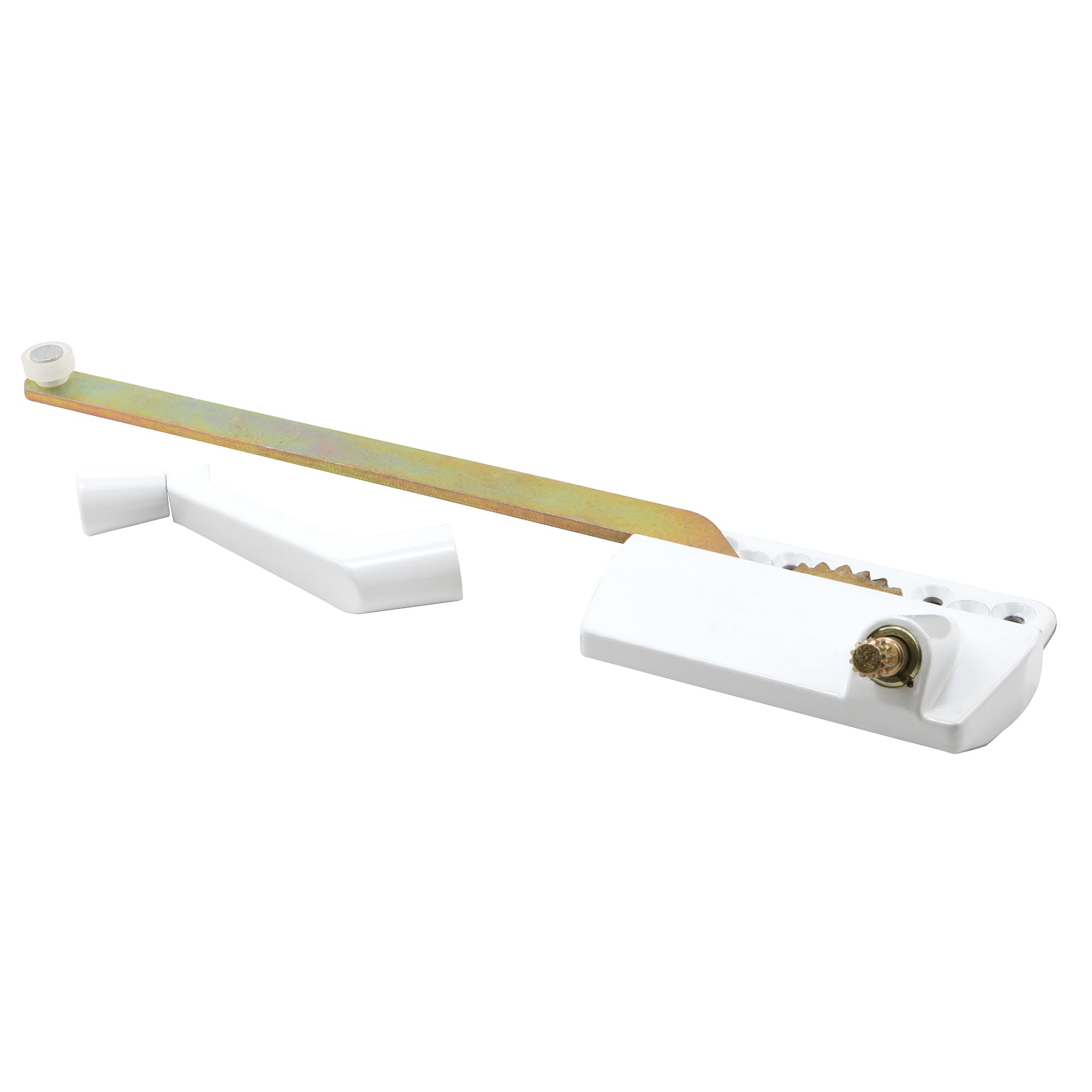 Truth TH 23022 9-1/2 In. Single-Arm Left-Hand Casement Operator, White Finish (Single Pack)
