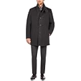Men's Modern Style Overcoat with Cold Weather Features