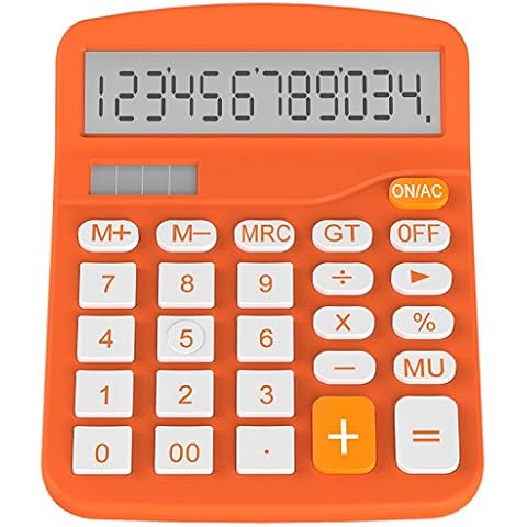 Helect Standard Function Calculator with Solar Power Cover