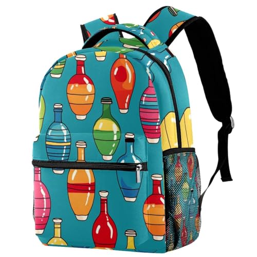 Sac à dos léger avec imprimé bowling pour protéger le dos des enfants