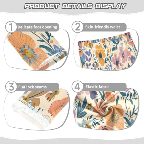 Bolaz Toddler Girls Leggings Printed Yoga Pants Leggings Mexican Cartoon Skulls for Kids3