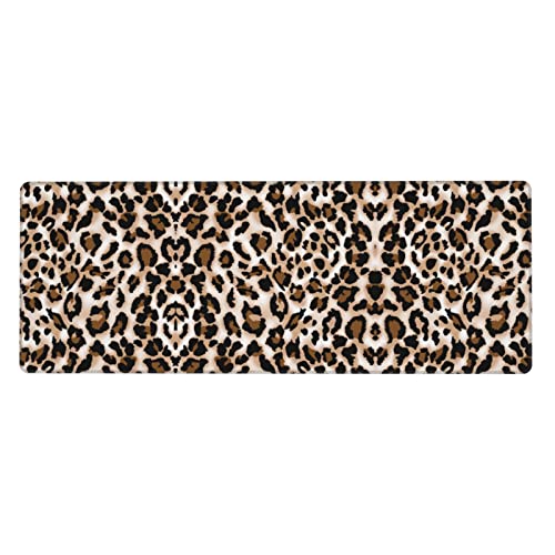 Tapis de souris imprimé léopard lavable pour la décoration du bureau à la maison