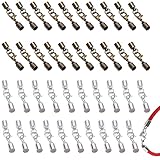 【Producto Incluido】Recibirás mosquetón en 2 colores, 20 por color, 40 en total, incluyendo bronce, plata