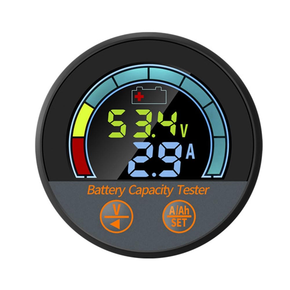 Tester per Batterie Impermeabile IP67 10-100 V 100 A Shunt Monitoraggio SoC Ah Litio LiFePO4