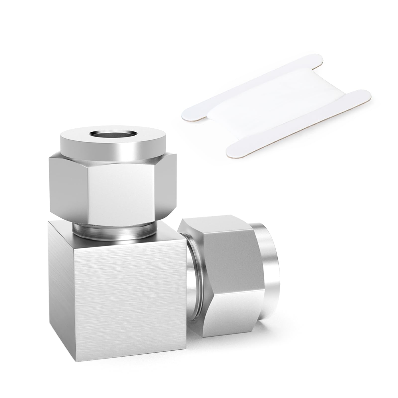 TAISHER 1 PCS 304 roestvrijstalen T-stukken, 1 BSP mannelijk x