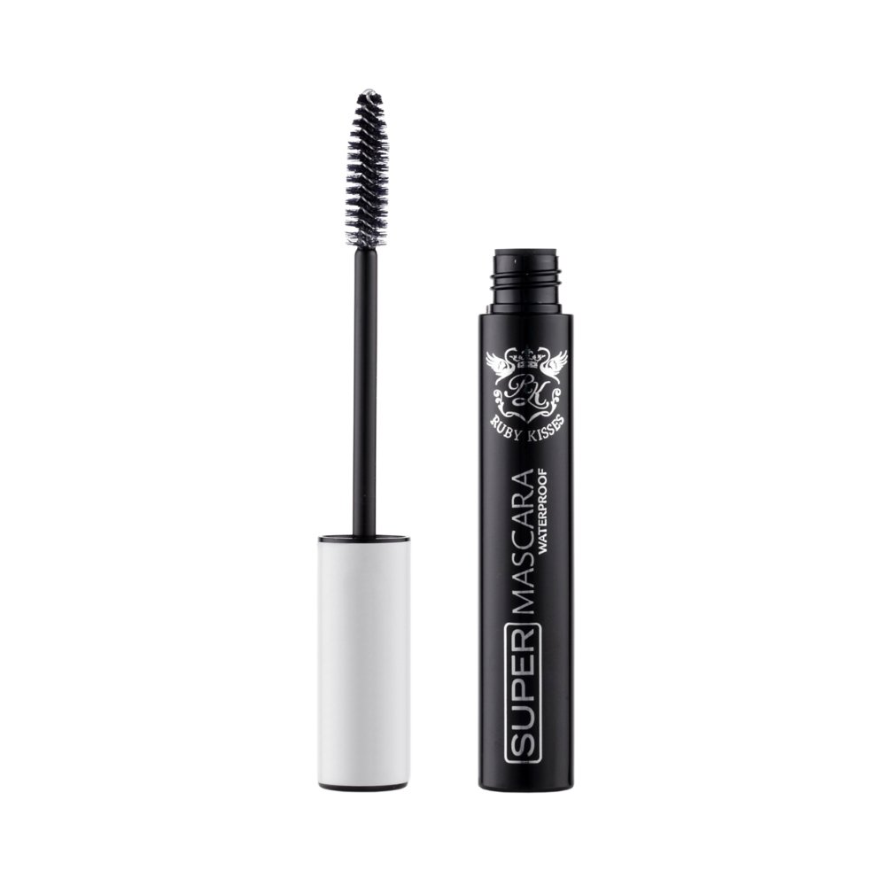 Ruby KissesSuper Mascara Waterproof, Lengthening, Defining, Curling Mascara, Eye Makeup (Clear)