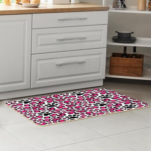 Alfombrilla de cocina antideslizante VAPOKF ideal para pasillos modernos y cuartos de lavado 7