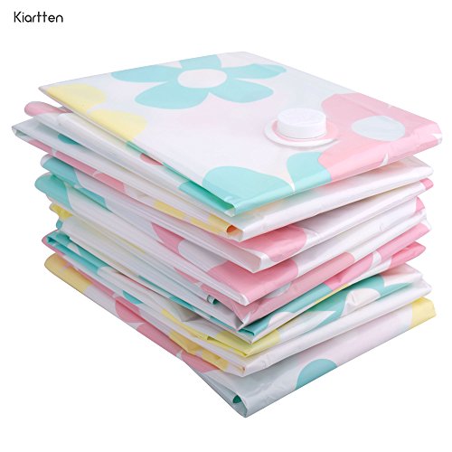 Kiartten Vacuum Storage Bags - 10 Pieces space storage bags in total - A variety of sizes- 80% More Compression