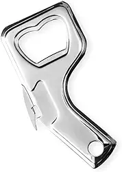 Abridor de Garrafas e Latas 9 cm – Compacto, Resistente e Prático | Utensílio de Cozinha Multiuso em Aço Reforçado