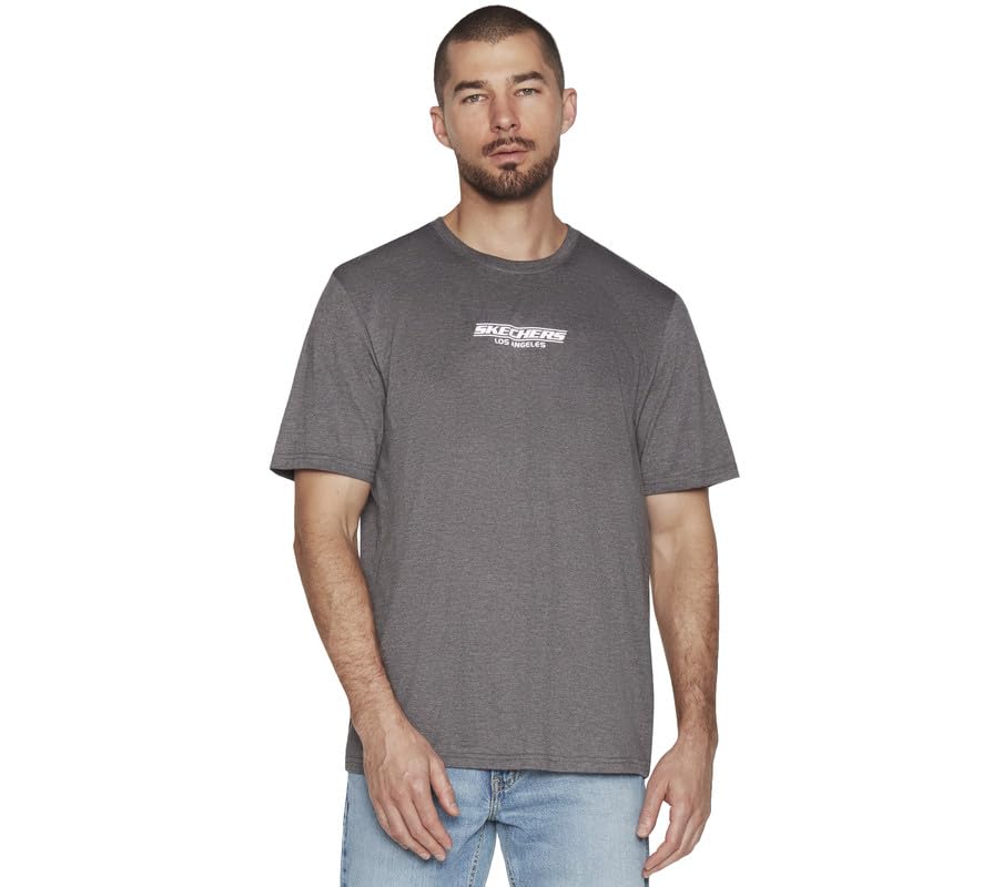 Skechers Men's Polyester Regular Fit Action TEE-image-22