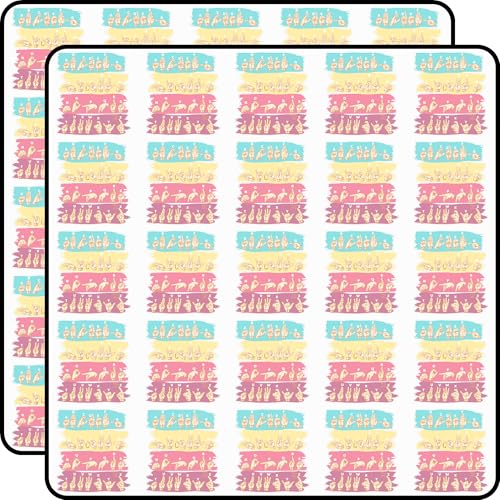 7 Creative Sign Language Gift Wrap Ideas 3 ASL Alphabet' Cool ASL Sign Language Gift Scrapbook Stickers Vinyl Decals 1" Size – 50-Pack for Journals, Cards, Crafts