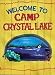 Retro Tin Sign Welcome to Camp Crystal Lake Garden Wood Sign for Mom Tin Sign 6x8 in