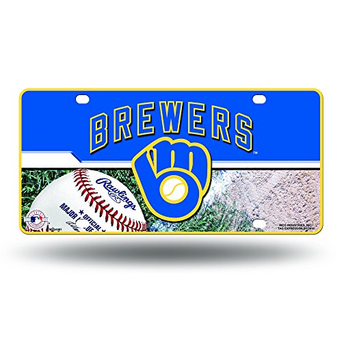 Rico MLB Metal Tag License Plate
