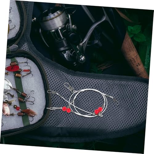 Balacoo 12 piezas líderes de pesca con nylon de alta resistencia miniatura 6