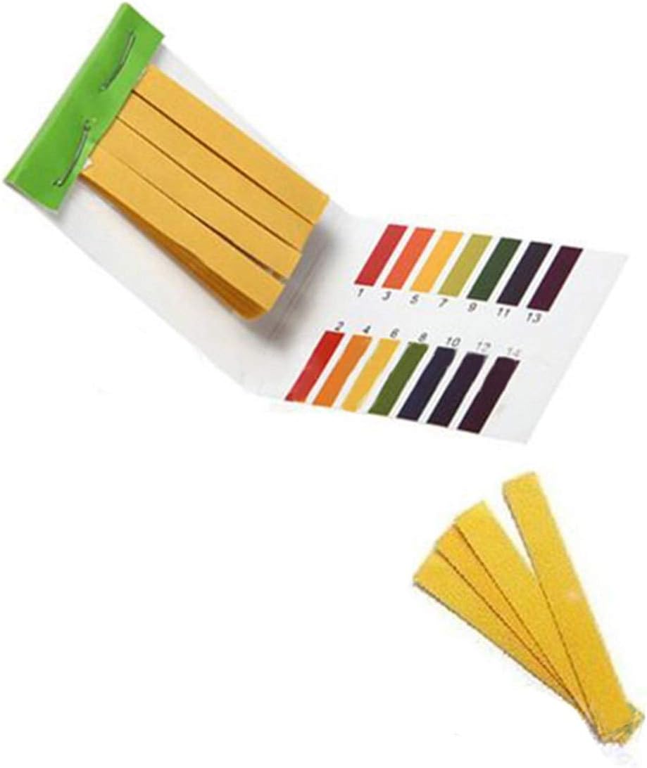 Professional pH litmus paper,PH Test Strip Full Range Professional Alkaline Acid 1-14 PH Litmus Paper for Aquarium Pond Water Testing