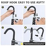 NORTHERN STONE Telescopic Ladder 2.6M / 8.5FT Multi-Purpose Aluminium Loft Ladder Extendable, Collapsible and Portable, Max Load 150kg/330lb, Adjustable Step, EN131 (2.6m) - Image 4