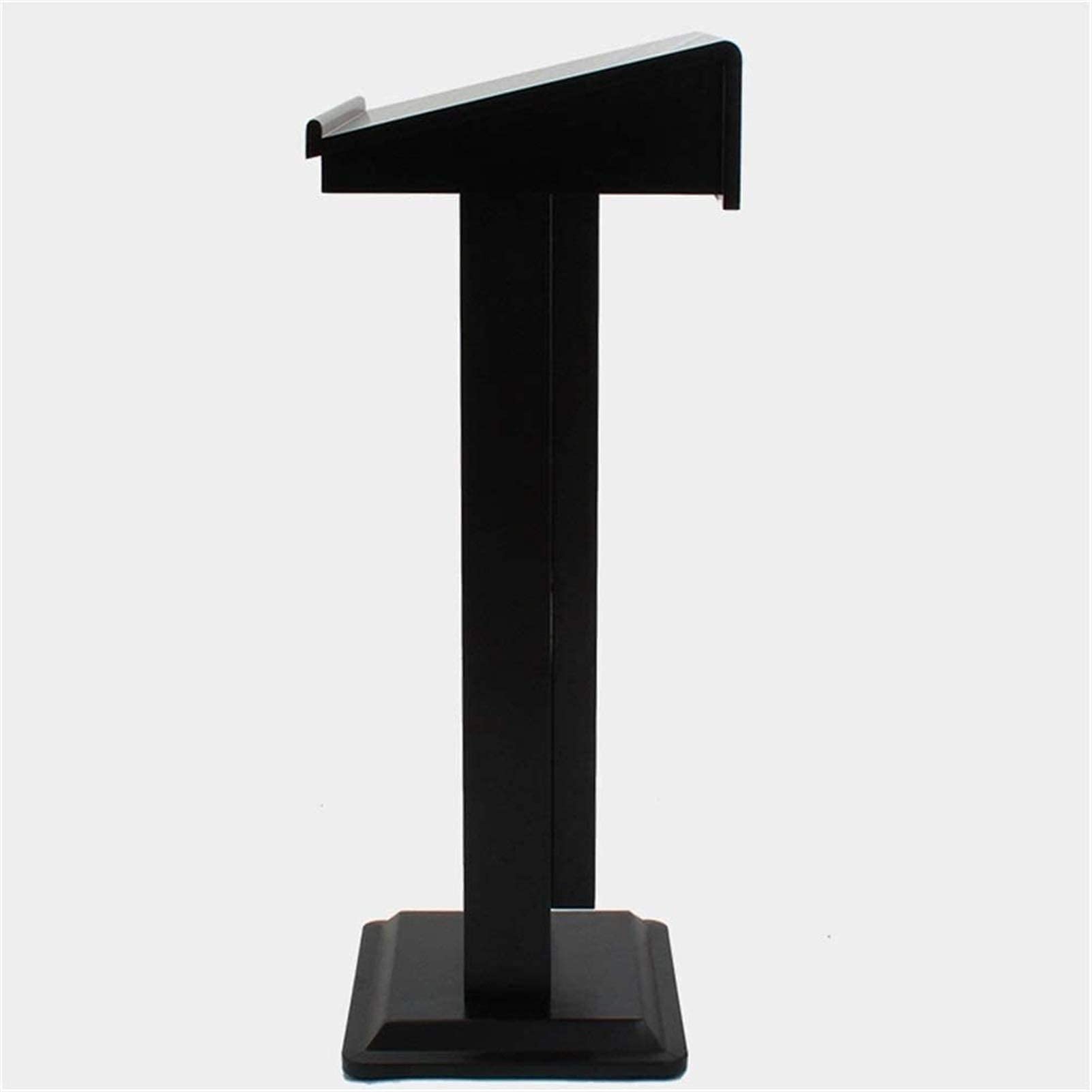 Soporte de podio ajustable de madera maciza para profesores y hoteles – Atril elegante y duradero con piezas de maquinaria incluidas para presentaciones, conferencias y eventos