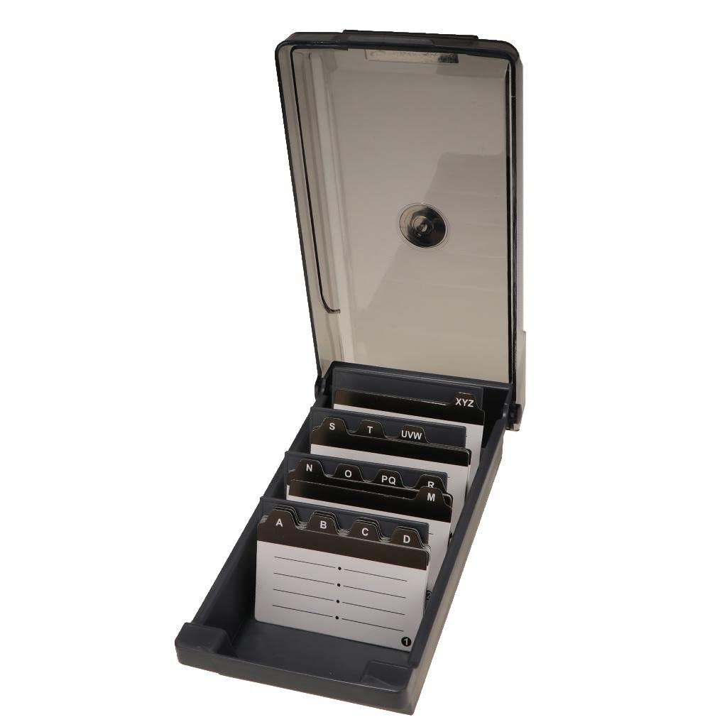 Business Name Card Holder Box File Card Storage Box Organizer Large