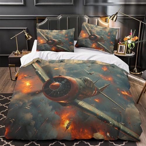 Housse de couette samouraï anti acariens lit garçon microfibre durable