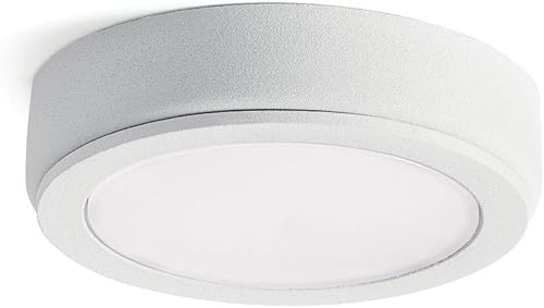 Miniatura 4 de Kichler 4D12V30WHT - Disco de gabinete serie 4D, 1 luz LED de 4 vatios, color blanco texturizado
