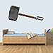 Produktbild GNG Thor's Hammer Vinyl Smashed Wandkunst Aufkleber Aufkleber Schlafzimmer Jungen MäThor's Hammerhen 3D L
