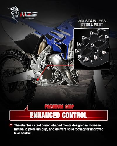 Image of MZS Dirt Bike Foot Pegs for YZ65 YZ125 YZ250 YZ125X YZ250FX YZ450F WR450F