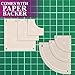 Drunkards Path Quilting Acrylic Template Set, 3