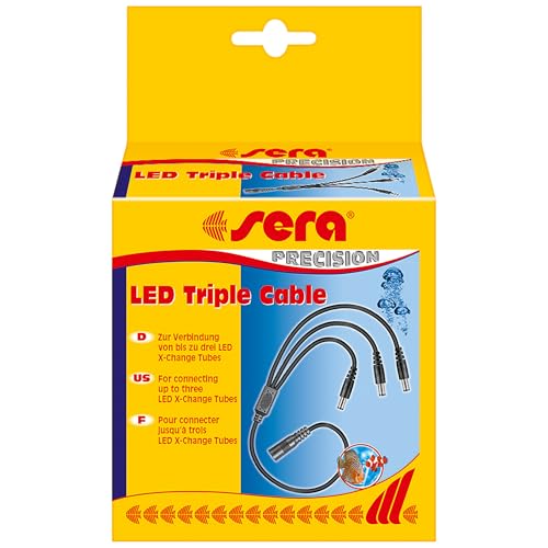 sera LED Triple Cable | Verteiler- und Erweiterungskabel für Aquarium-LEDs | zum Anschluss von bis zu 3 LED-Lampen | flexibel erweiterbar | Zubehör für sera LED-System