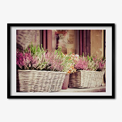 Peinture photo lavande en pot pour une déco de salon zen