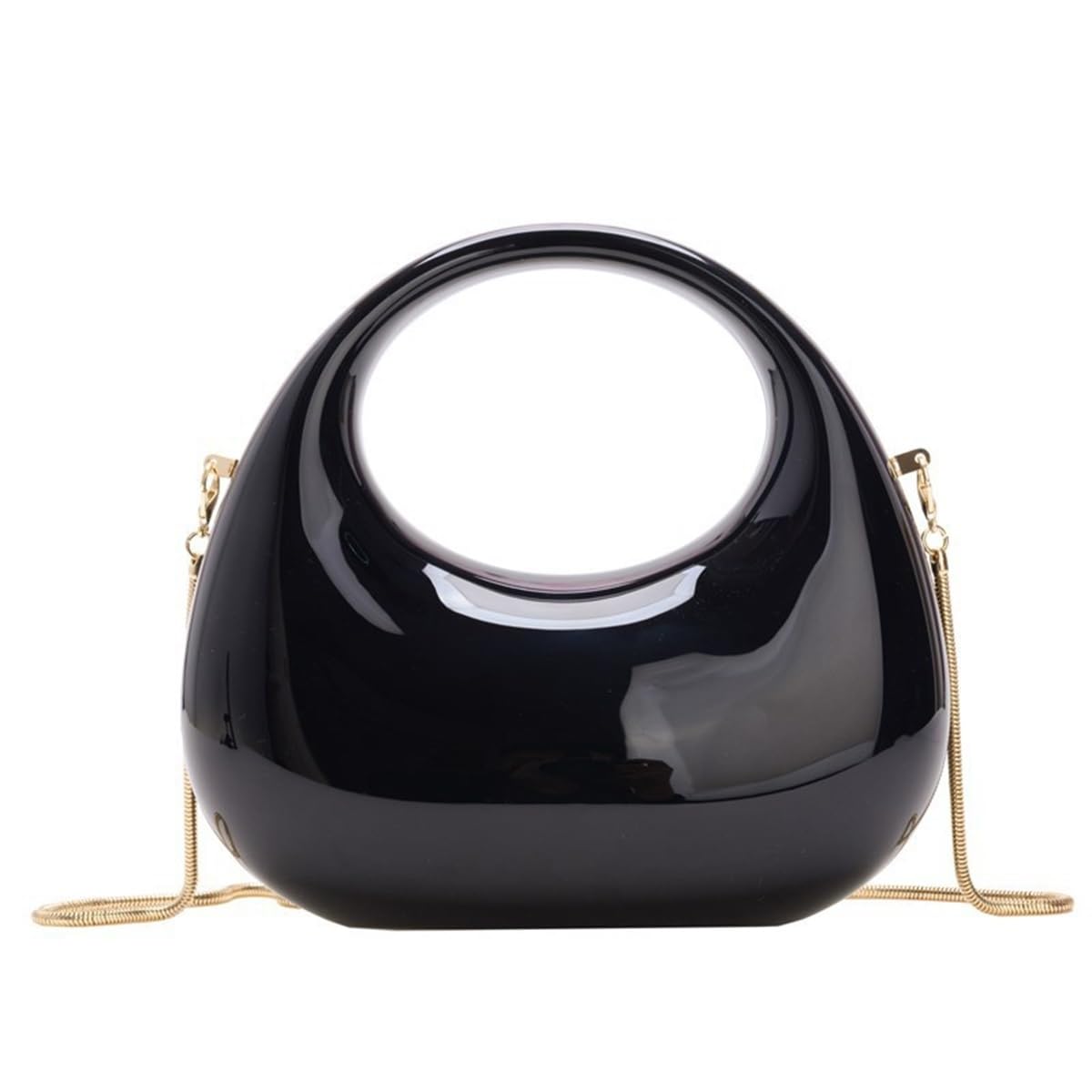 Acrylic Handbags for Women Cute Acrylic Clutch Small Unique Purse Trendy Metal Evening Bag for Party Cocktail