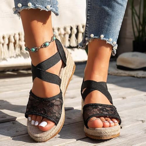 Générique Sandales Femme été Confortable,Chaussure Femme ete,Sandales et Nu-Pieds Femme,Chaussures Orthopediques,Chaussures Respirantes et Nu-Pieds BohêMe...