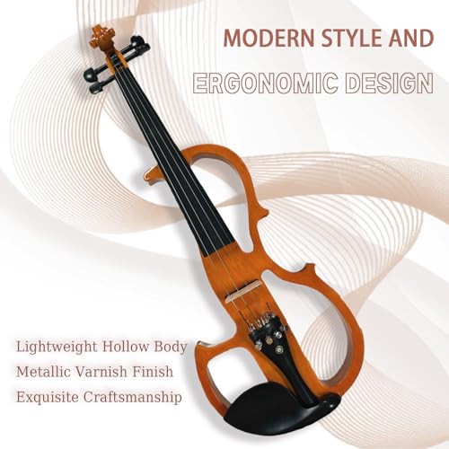 Ceciliec Electric Violin 4/4 Full Size Silent Violin thumb #1