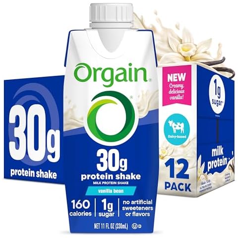 Orgain 30g High Protein Shake Cover