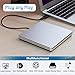 NOLYTH External DVD Drive USB 3.0 Type-C Slot-in CD ROM External Drive Slim CD/DVD Drive Burner CD Reader DVD Player Optical Drive for Laptop Windows 11 Mac PC Apple MacBook iMac