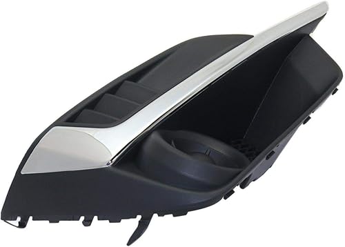 Miniatura 3 de FITRITE AUTO PARTS - Cubierta para lámpara antiniebla para Subaru Impreza 2015-2016, color negro con moldura cromada SU1039109 57731FJ400