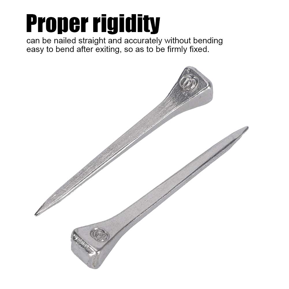 Horseshoe Nails, Steel Horseshoe Nails, Durable Stainless Steel Horseshoe Nail, Equestrian Sport Equipment, for Horse Training Equestrian Sports, E4, 1.89in, 250Pcs