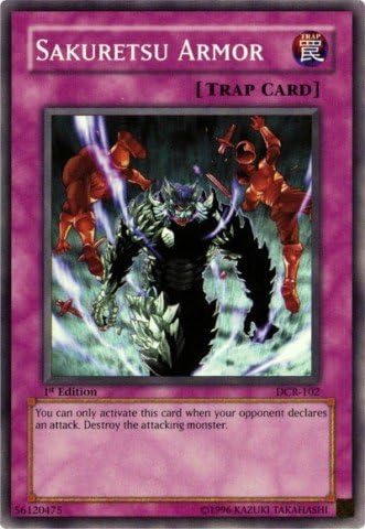 Yu-Gi-Oh! - Armadura Sakuretsu (DCR-102) - Crisis oscura - Edición ilimitada - Común