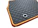 Produktbild Original Thomatex Gummimatten / Gummi - Fußmatten, Rand orange