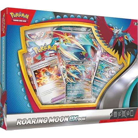 Pokémon TCG Roaring Moon ex Box Set Cover