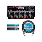 BOSS RC-505 Loop Station Tabletop Looper Bundle with Blucoil 10-FT Balanced XLR Cable, and 5-Pack of Reusable Cable Ties