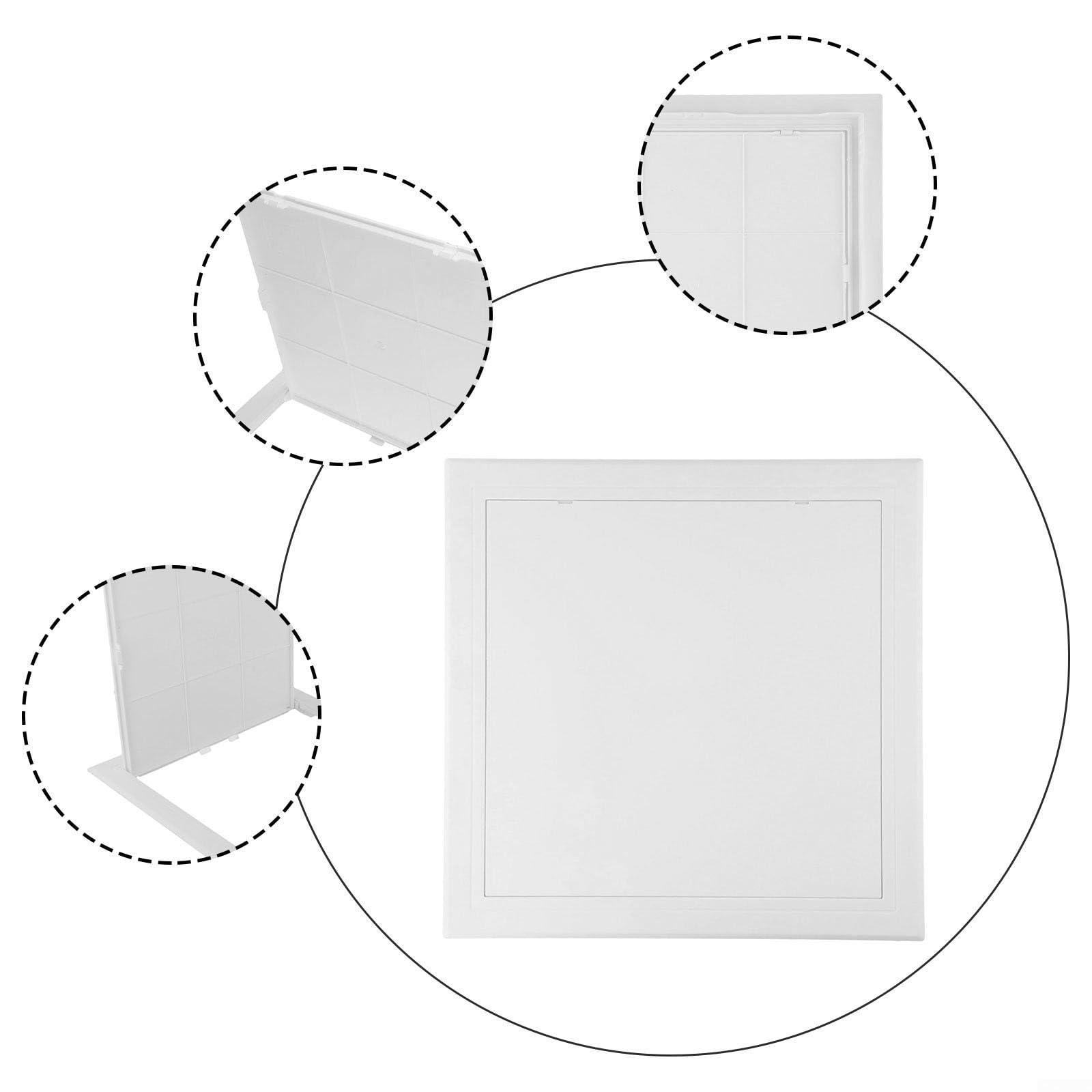 Pannello di accesso verniciabile, pannelli in plastica ABS per portello di ispezione, copertura della scatola dei fusibili, per pareti e soffitto, nasconde fili, metri, tubi (300 x 300 mm)