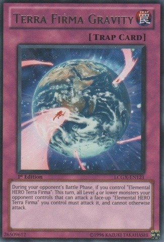 Amazon.com: YU-GI-OH! - Terra Firma Gravity (LCGX-EN121