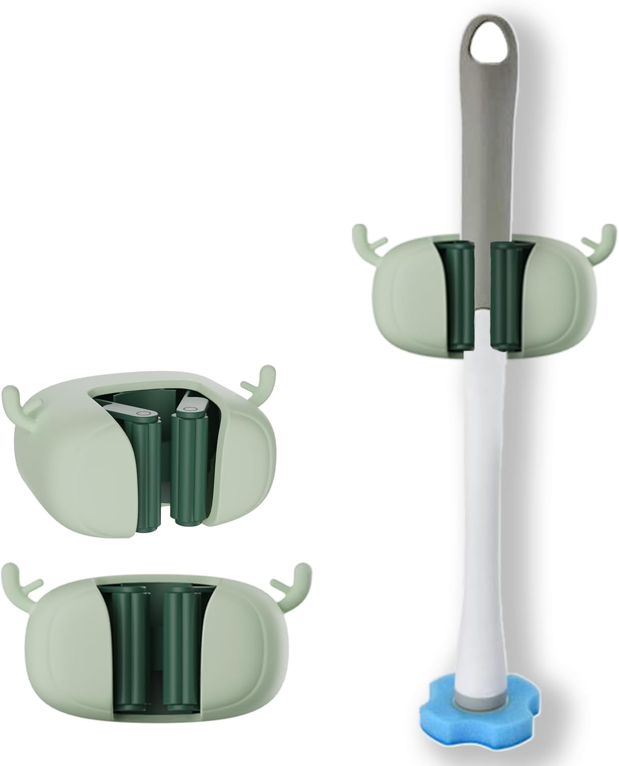 Clorox Covered Toilet Bowl Brush with Holder Home & Kitchen