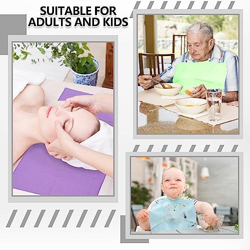Ezeelai EL-DBNB Black Dental Bibs Disposable Dentist Bibs 13 Inch X 18", 50 Pcs Patient Bibs Tattoo Paper Npkins 3 Ply Waterproof Dental Bib Sheets Dentist Or Medical Tray Cover And Nail Table Cover thumb #8