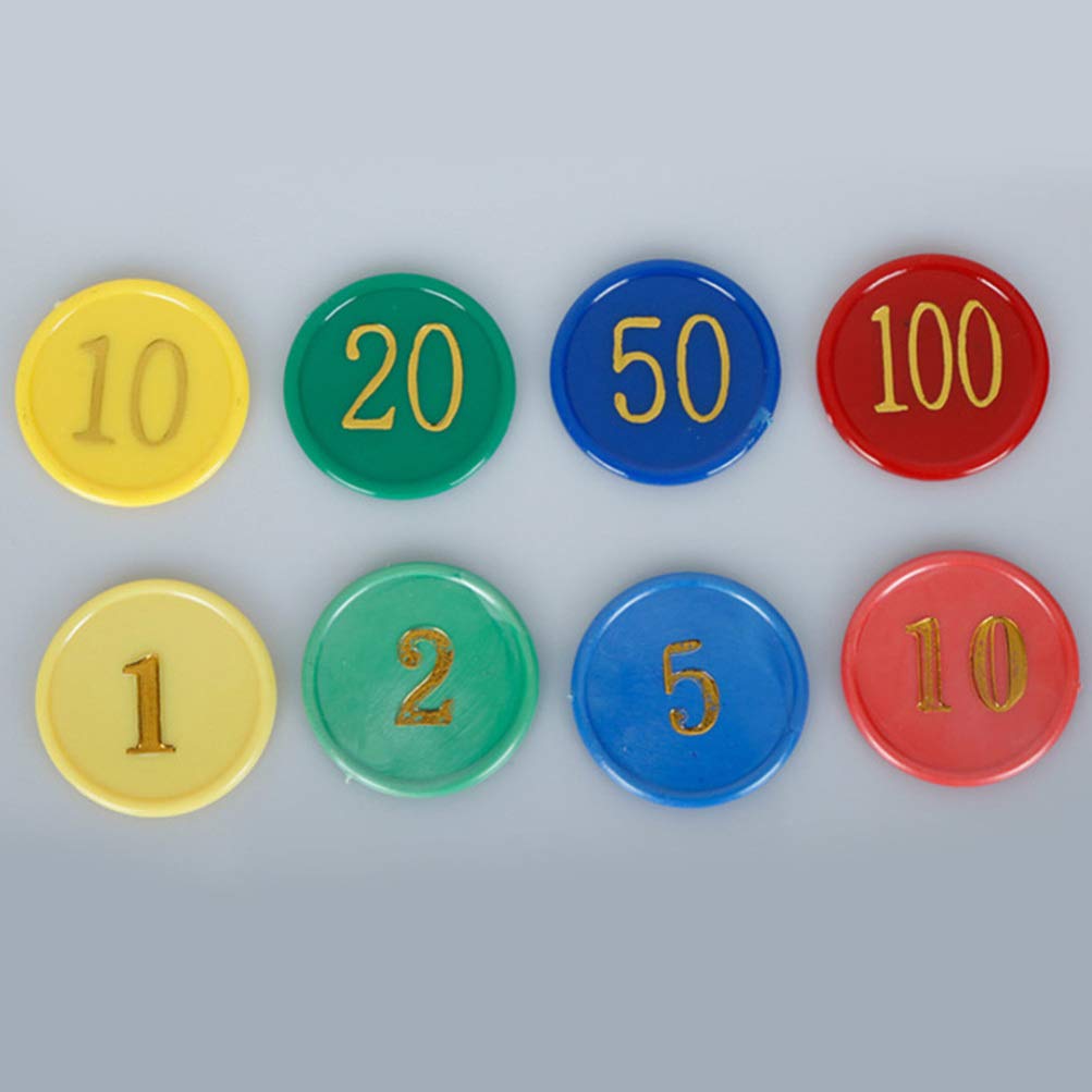 100 Jetons Bleus Pour Bingo Ou Mathématiques - Marqueurs De Comptage En ABS - 1,9 Cm - Pour Jeux, Apprentissage, Collection