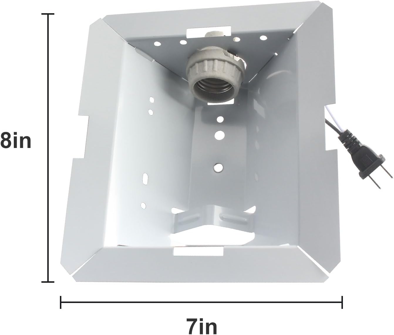 S97014212 Bathroom Fan Light Reflector with Socket Replacement Parts | Fits for Broan NuTone 763N HB80RL 678 679 655-C 679L 683L 763N HD50LNT