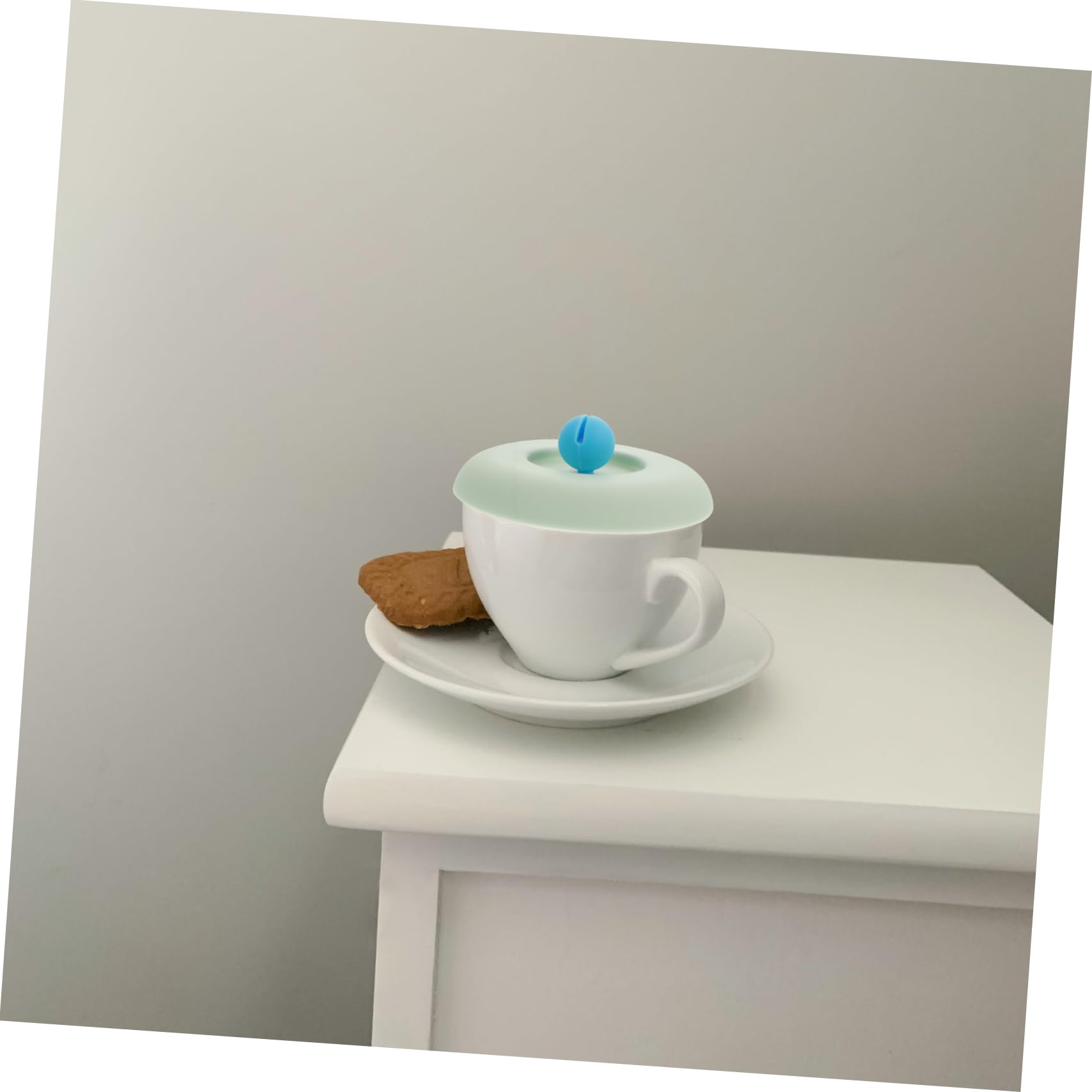 Alipis 12 Pz Coperchio Della Tazza in Silicone Coperchio Della Tazza Dell'acqua Coperchi Di Tenuta Della Tazza Piatto Di Gioielli in Conchiglia Tazze Da Caffè Con Coperchi Gel Di Silice
