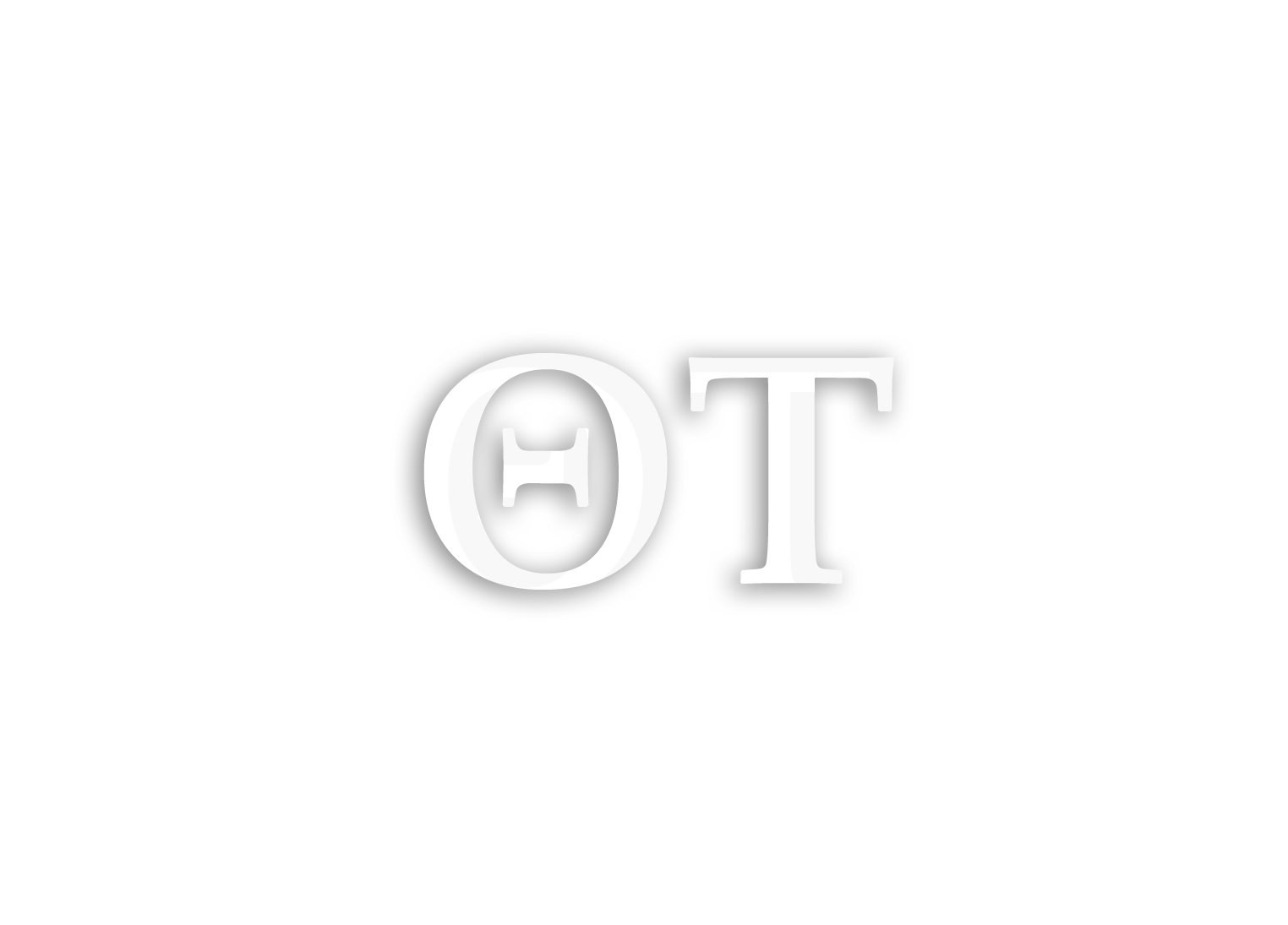 Mallory HolleOfficially Licensed Theta Tau 6" x 3" Window Decal - White