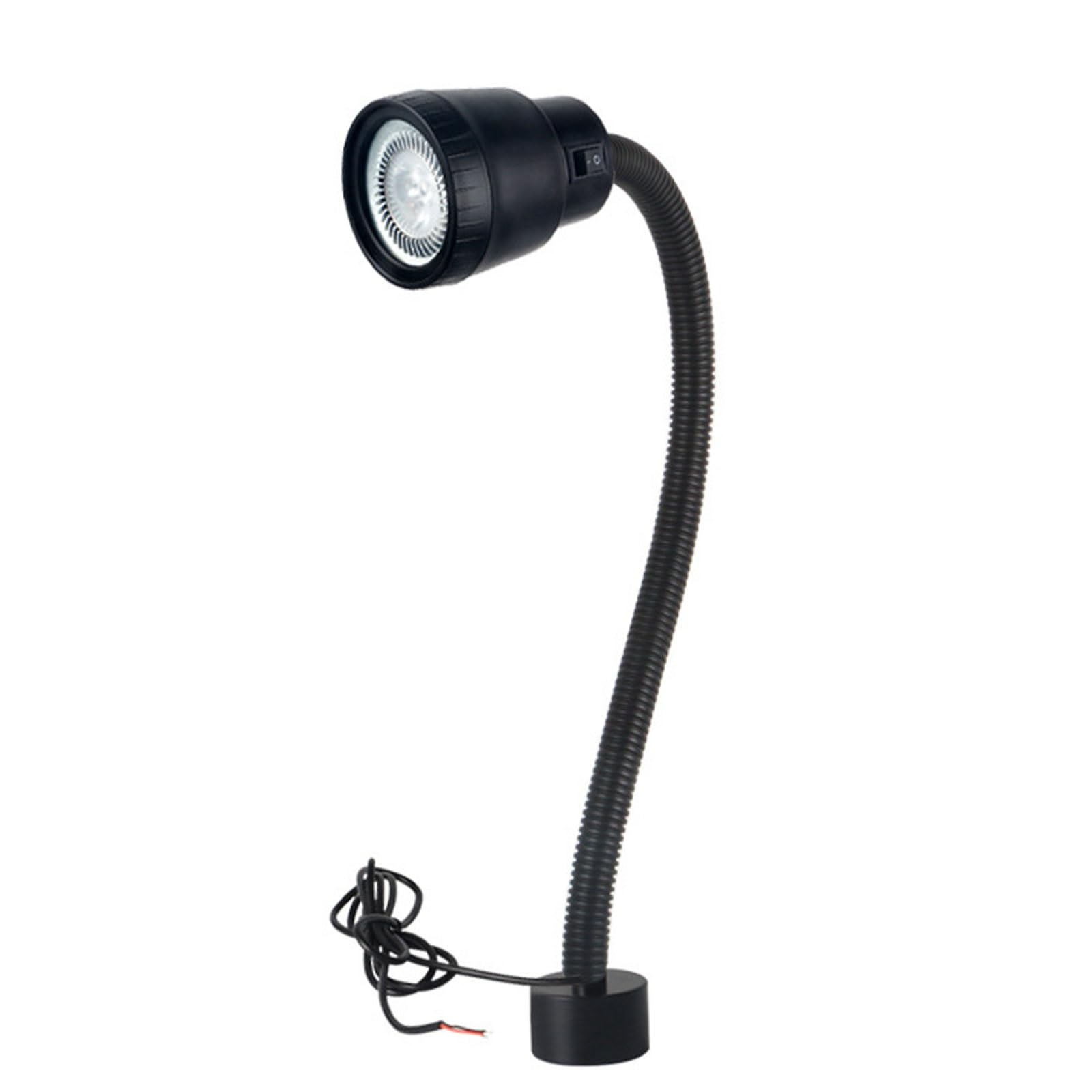 Lampa robocza LED 5 W przeciwwybuchowa lampa sprzętowa 120 lm/W, elastyczna i wodoodporna lampa z łabędzią szyjką, regulowana 360°, do wiertarki wieży prasowej oświetlenie stołu warsztatowego