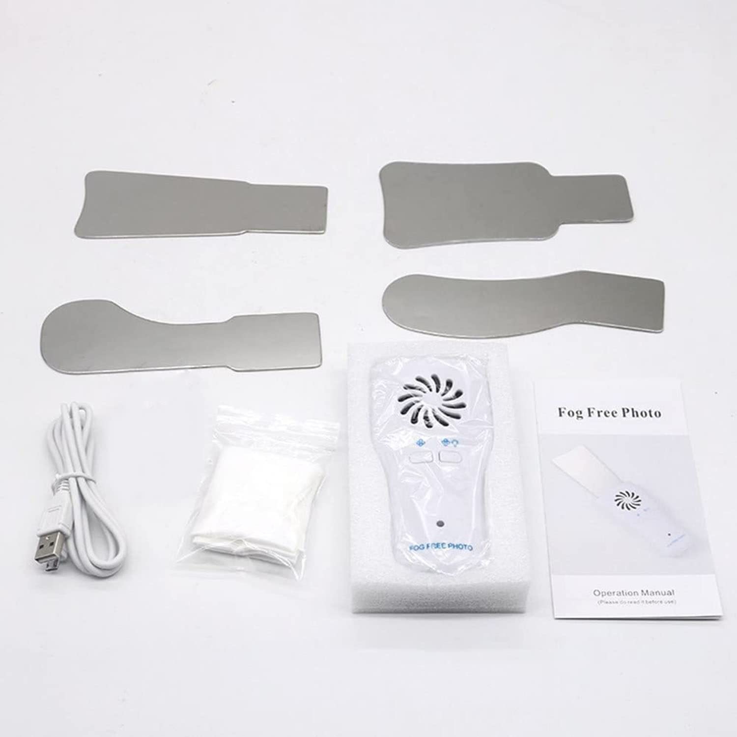Specchio Dentale con Luce,Specchi Dentali Automatici Antiappannamento per La Fotografia Orale, Specchi di Vetro Riflettore Defog Specchi Dentista